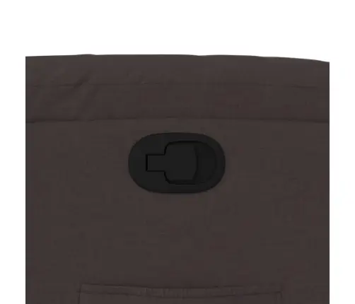 Atsistojantis Atlošiamas Krėslas, Tamsiai Rudas, Audinys