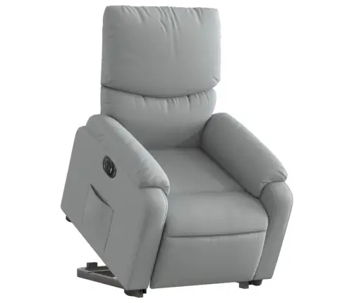 Atsistojantis Atlošiamas Krėslas, Šviesiai Pilkas, Audinys