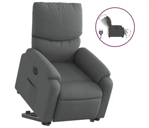 Elektriline Püstitõusmist Toetav Tugitool, Tumehall, Kangas Elektriline Püstitõusmist Toetav Tugitool, Tumehall, Kangas