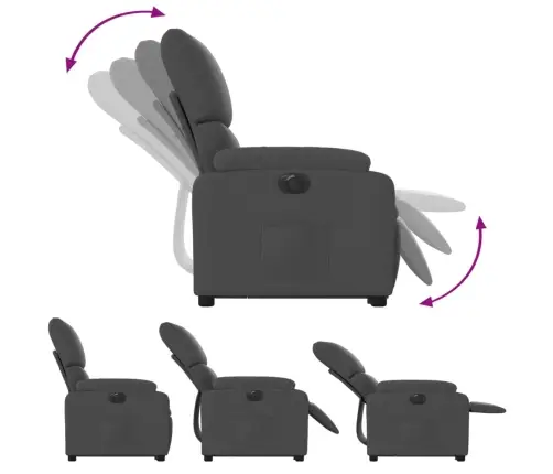 Elektriline Püstitõusmist Toetav Tugitool, Tumehall, Kangas Elektriline Püstitõusmist Toetav Tugitool, Tumehall, Kangas