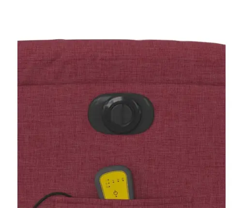 Atsistojantis Elektrinis Masažinis Krėslas, Vyno, Audinys