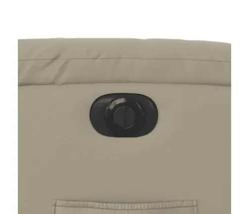 Elektrinis Atlošiamas Krėslas, Kapučino Spalvos, Dirbtinė Oda