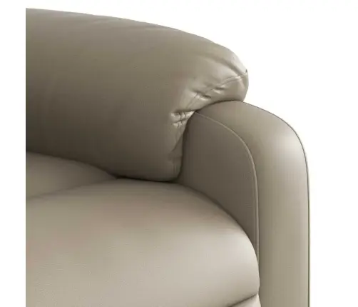 Elektrinis Atlošiamas Krėslas, Kapučino Spalvos, Dirbtinė Oda