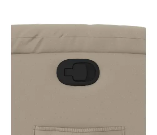 Atpūtas Krēsls, Paceļams, Kapučīno Krāsas Mākslīgā Āda Vidaxl