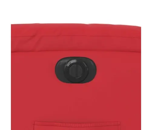 Atpūtas Krēsls, Paceļams, Atgāžams, Sarkana Mākslīgā Āda Vidaxl