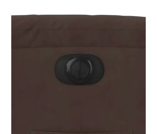 Atlošiamas Elektrinis Krėslas, Rudas, Mikropluošto Audinys