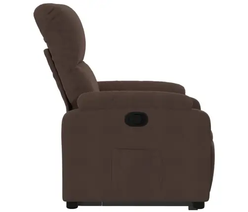 Atsistojantis Atlošiamas Krėslas, Rudas, Mikropluošto Audinys