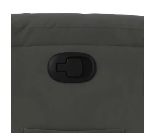 Paceļams Atpūtas Krēsls, Tumši Pelēks Mikrošķiedras Audums Vidaxl