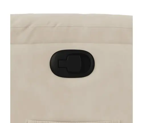 Atpūtas Krēsls, Paceļams, Atgāžams, Bēšs Mikrošķiedras Audums Vidaxl