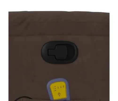 Püsti Tõusmist Toetav Massaažitool, Pruun, Mikrofiiber Kangas