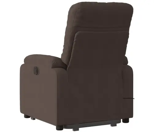 Püsti Tõusmist Toetav Massaažitool, Pruun, Mikrofiiber Kangas