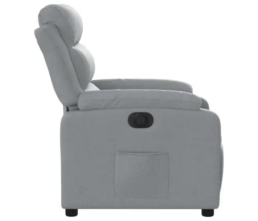 Elektrisks Atpūtas Krēsls, Atgāžams, Gaiši Pelēks Audums Vidaxl Elektrisks Atpūtas Krēsls, Atgāžams, Gaiši Pelēks Audums Vidaxl