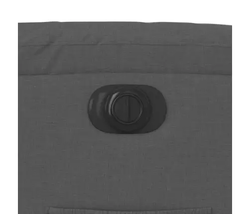 Elektrisks Atpūtas Krēsls, Atgāžams, Tumši Pelēks Audums Vidaxl