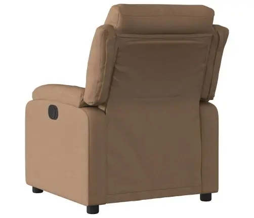 Elektrisks Atpūtas Krēsls, Atgāžams, Brūns Audums Vidaxl Elektrisks Atpūtas Krēsls, Atgāžams, Brūns Audums Vidaxl