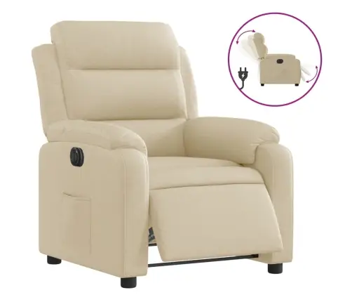 Elektriline Tugitool, Kreemjas, Kangas