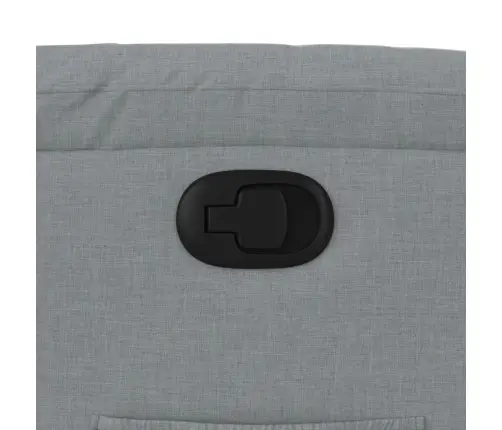 Atpūtas Krēsls, Paceļams, Atgāžams, Gaiši Pelēks Audums Vidaxl