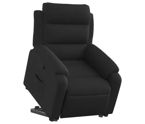 Atpūtas Krēsls, Paceļams, Atgāžams, Melns Audums Vidaxl