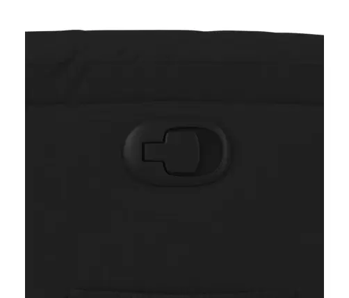 Atpūtas Krēsls, Paceļams, Atgāžams, Melns Audums Vidaxl