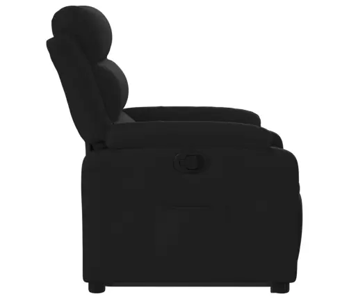 Atpūtas Krēsls, Paceļams, Atgāžams, Melns Audums Vidaxl