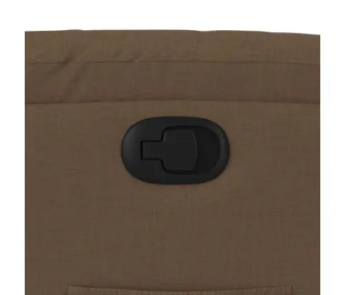 Atpūtas Krēsls, Paceļams, Atgāžams, Brūns Audums Vidaxl