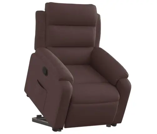 Püsti Tõusmist Toetav Tugitool, Tumepruun, Kangas