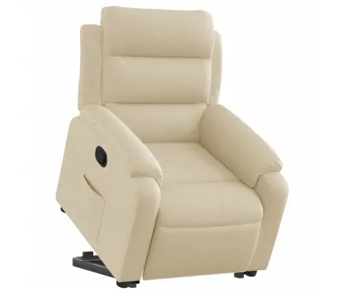 Atpūtas Krēsls, Paceļams, Atgāžams, Krēmkrāsas Audums Vidaxl Atpūtas Krēsls, Paceļams, Atgāžams, Krēmkrāsas Audums Vidaxl