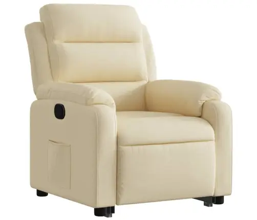 Atpūtas Krēsls, Paceļams, Atgāžams, Krēmkrāsas Audums Vidaxl Atpūtas Krēsls, Paceļams, Atgāžams, Krēmkrāsas Audums Vidaxl