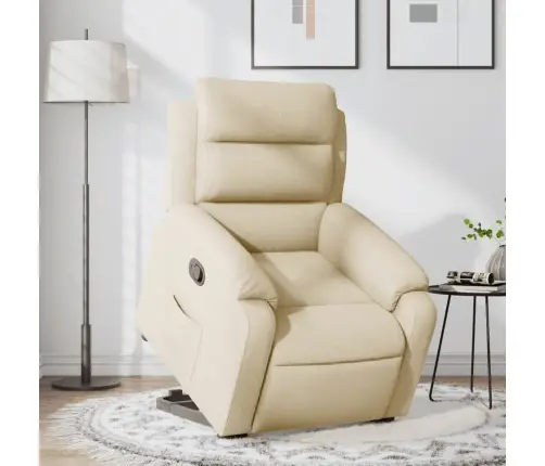 Atpūtas Krēsls, Paceļams, Atgāžams, Krēmkrāsas Audums Vidaxl Atpūtas Krēsls, Paceļams, Atgāžams, Krēmkrāsas Audums Vidaxl