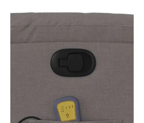 Atsistojantis Atlošiamas Masažinis Krėslas, Taupe, Audinys Atsistojantis Atlošiamas Masažinis Krėslas, Taupe, Audinys