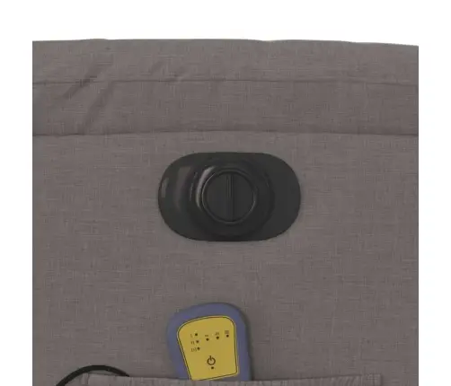 Elektrisks Masāžas Krēsls, Paceļams, Pelēkbrūns Audums Vidaxl Elektrisks Masāžas Krēsls, Paceļams, Pelēkbrūns Audums Vidaxl