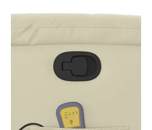 Masāžas Krēsls, Paceļams, Atgāžams, Krēmkrāsas Mākslīgā Āda Vidaxl