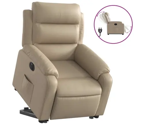 Elektrisks Atpūtas Krēsls Paceļams Kapučīno Krāsas Mākslīgā Āda Vidaxl Elektrisks Atpūtas Krēsls Paceļams Kapučīno Krāsas Mākslīgā Āda Vidaxl