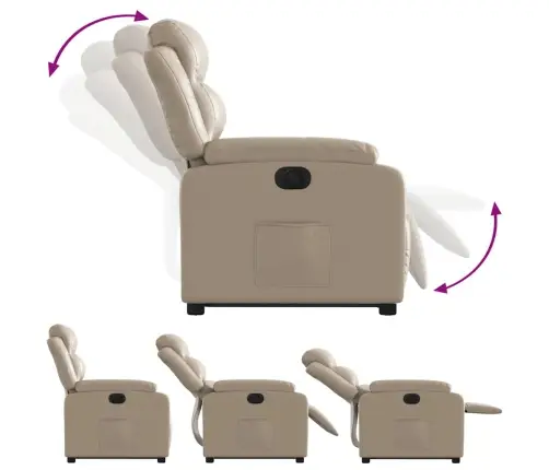 Elektrisks Atpūtas Krēsls Paceļams Kapučīno Krāsas Mākslīgā Āda Vidaxl Elektrisks Atpūtas Krēsls Paceļams Kapučīno Krāsas Mākslīgā Āda Vidaxl