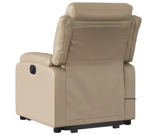 Atsistojantis Masažinis Krėslas, Kapučino, Dirbtinė Oda