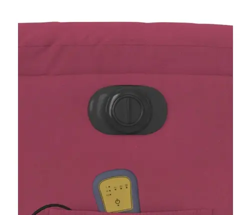 Elektrisks Masāžas Krēsls, Atgāžams, Vīnsarkans Samts Vidaxl Elektrisks Masāžas Krēsls, Atgāžams, Vīnsarkans Samts Vidaxl