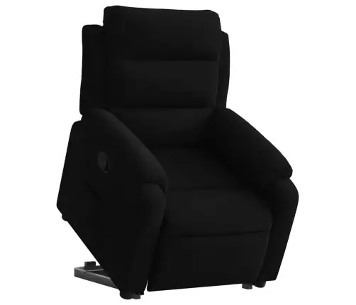 Atpūtas Krēsls, Paceļams, Atgāžams, Melns Samts Vidaxl