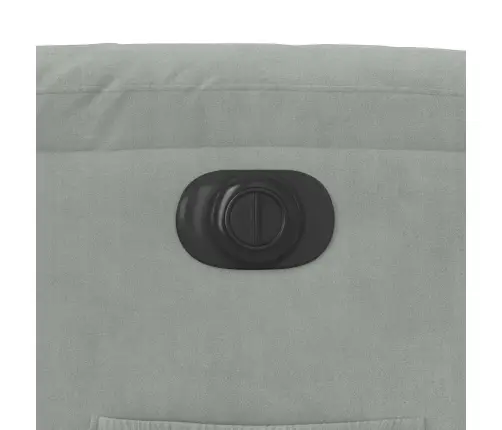 Atsistojantis Atlošiamas Krėslas, Šviesiai Pilkas, Aksomas