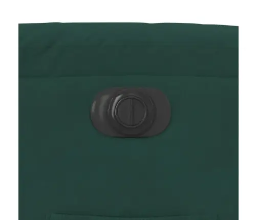 Elektrisks Atpūtas Krēsls, Paceļams/Atgāžams, Tumši Zaļš Samts Vidaxl