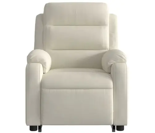 Elektrisks Masāžas Krēsls, Paceļams, Krēmkrāsas Samts Vidaxl Elektrisks Masāžas Krēsls, Paceļams, Krēmkrāsas Samts Vidaxl