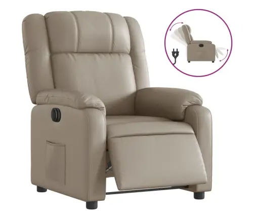 Elektriline Tugitool, Cappuccino, Kunstnahk