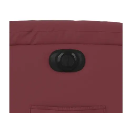 Elektrisks Atpūtas Krēsls, Paceļams, Vīnsarkana Mākslīgā Āda Vidaxl