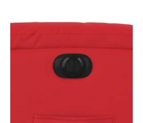 Atpūtas Krēsls, Paceļams, Atgāžams, Sarkana Mākslīgā Āda Vidaxl