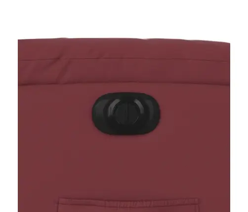 Atsistojantis Masažinis Krėslas, Raudonojo Vyno, Dirbtinė Oda