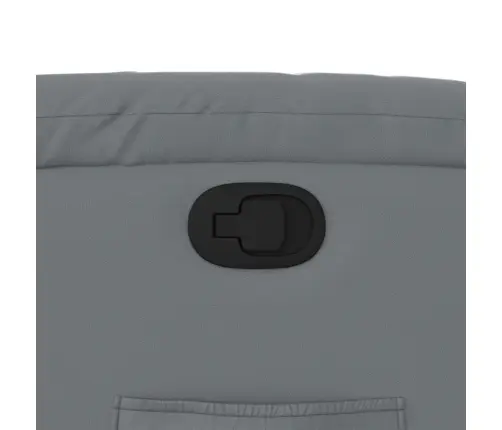 Atpūtas Krēsls, Paceļams, Atgāžams, Pelēka Mākslīgā Āda Vidaxl