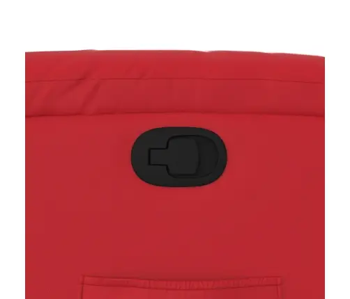 Atpūtas Krēsls, Paceļams, Atgāžams, Sarkana Mākslīgā Āda Vidaxl