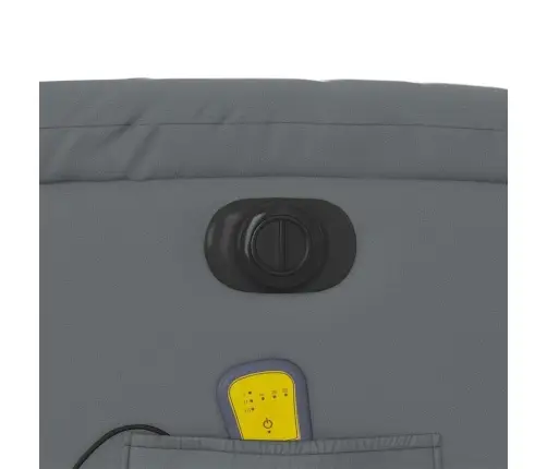 Elektriline Püstitõusmist Toetav Massaažitool, Hall, Kunstnahk