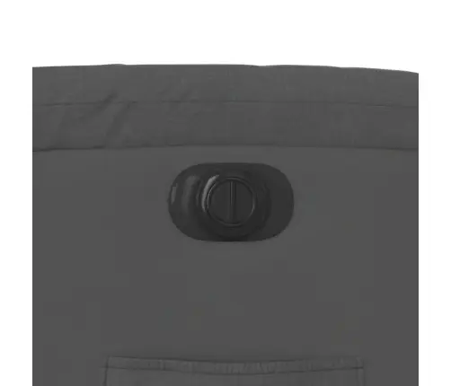 Elektrisks Atpūtas Krēsls, Atgāžams, Tumši Pelēks Audums Vidaxl