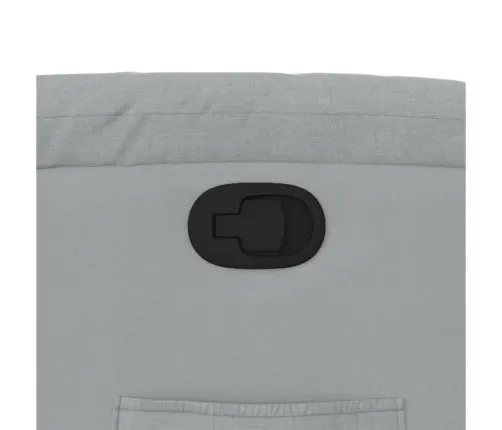 Atsistojantis Atlošiamas Krėslas, Šviesiai Pilkas, Audinys