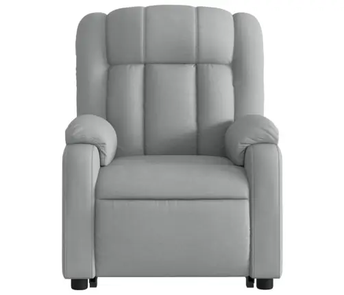 Atsistojantis Atlošiamas Krėslas, Šviesiai Pilkas, Audinys