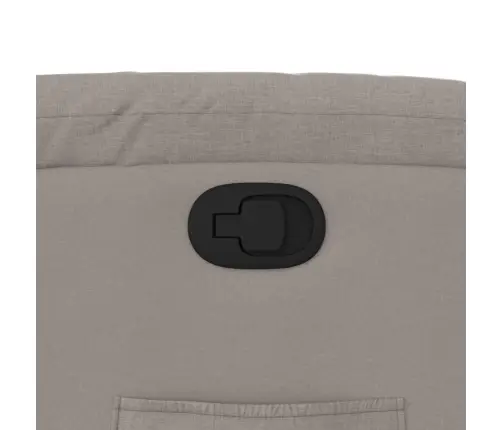 Püsti Tõusmist Toetav Tugitool, Pruunikashall, Kangas